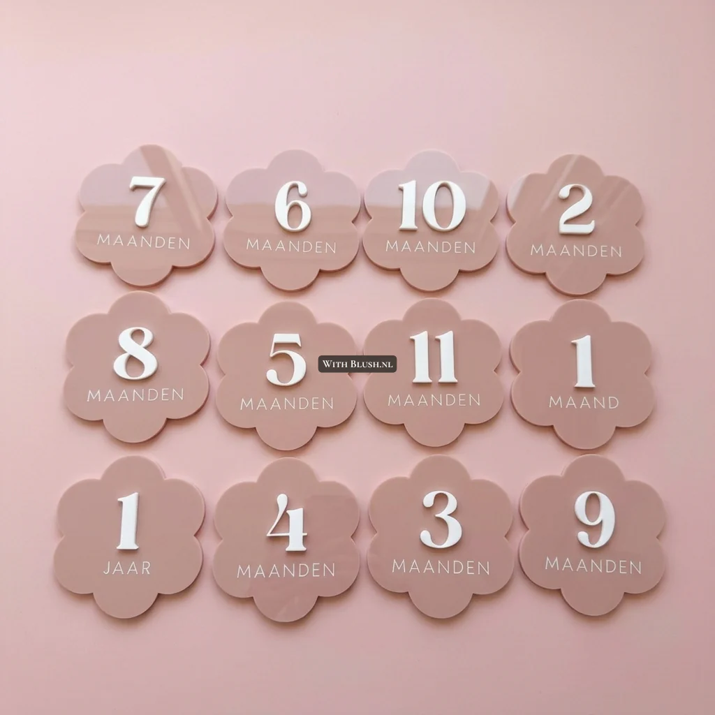 Baby Mijlpaalkaarten Set | Madeliefjes - Image 3