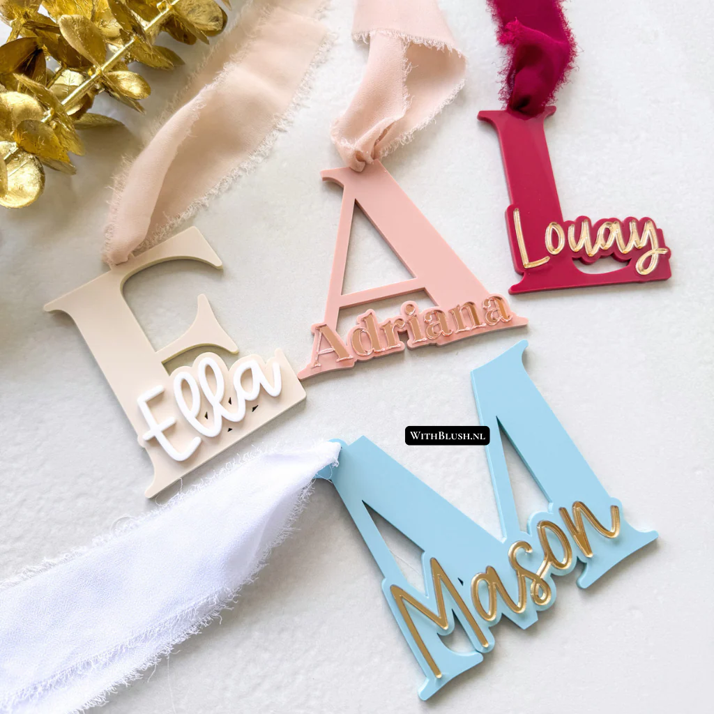 Kerstbal | Letter met Naam - Image 2