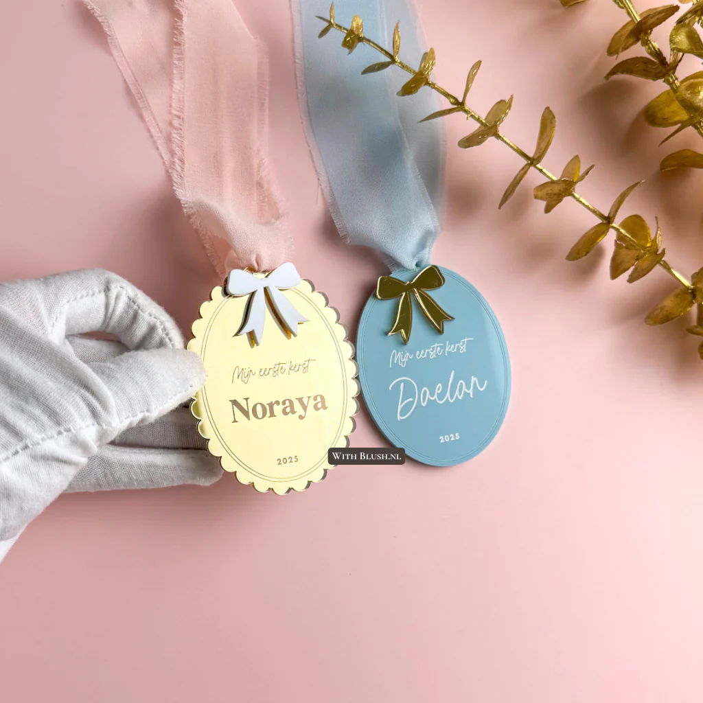 Kerstbal Vintage Ovaal | Mijn Eerste Kerst