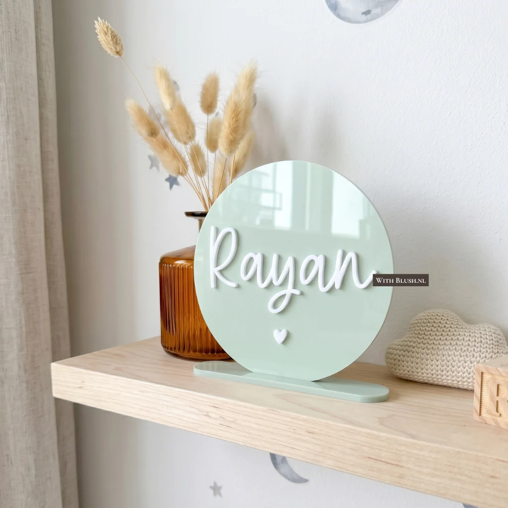 Naambord Rond | Met Naam - Image 2